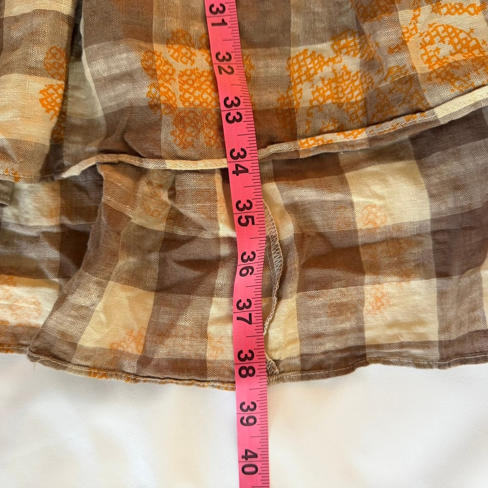 NWT Urban Outfitters Million Miles Plaid Midi Skirt Size Small - Picture 10 of 10